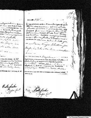 Angela Dell' Anno Oct 25, 1815 - Forino, Italy.JPG