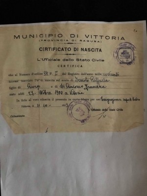 Kellis Sicilian Birth Record.jpg