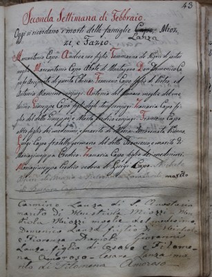 Don Domenico Capo Arciprete