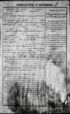 Maria Giuseppa Amato and Giovanni Chiappetta Marriage Record 1908 resize.jpeg