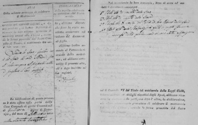Di Ruvo, Nicola Vincenzo m de Gilio, Anna Maria 1833 pages 2-3.jpg