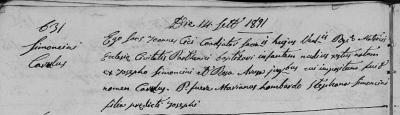 Carlo Simoncini baptism record.png