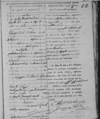 TRIFIRO Santo and SCHIPISI Concetta Atti di Marimonio (18 Aug 1831)(No. 21).jpg
