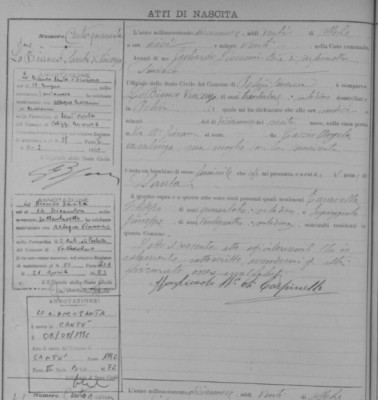 Lo Bianco, Santa b 1919.jpg