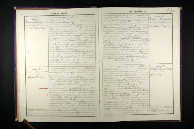 Rosaria Chiella death record - marked.jpg