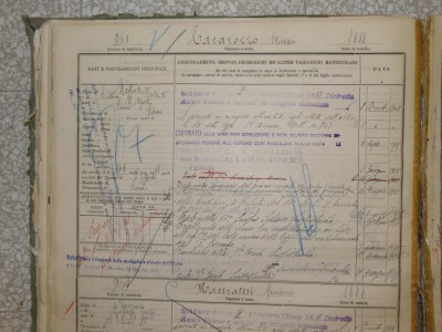 Mariano Caccarozzo WWI record.jpg