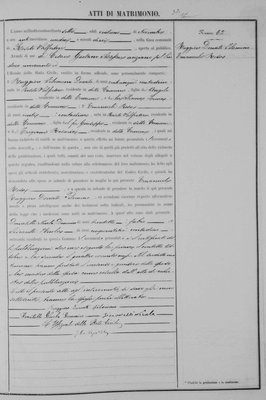 Donato Ruggiero and Rose Emanuele Marriage 1877.jpg