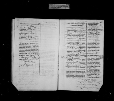 Calogero Di Marco & Francesca Lo Muzzo 1849 Marraige Cert.jpg